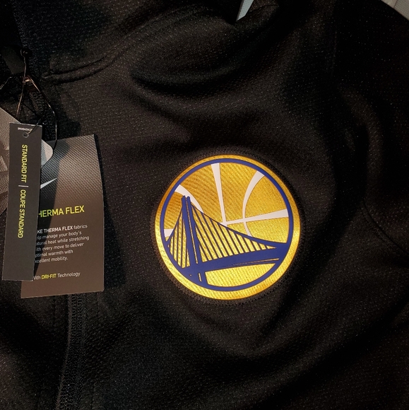 Authentic Men's Golden State Warriors Nike Hoodie - Picture 3 of 8